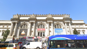 Outside view of entrance of The Metropolitan Museum of Art New York City, NY